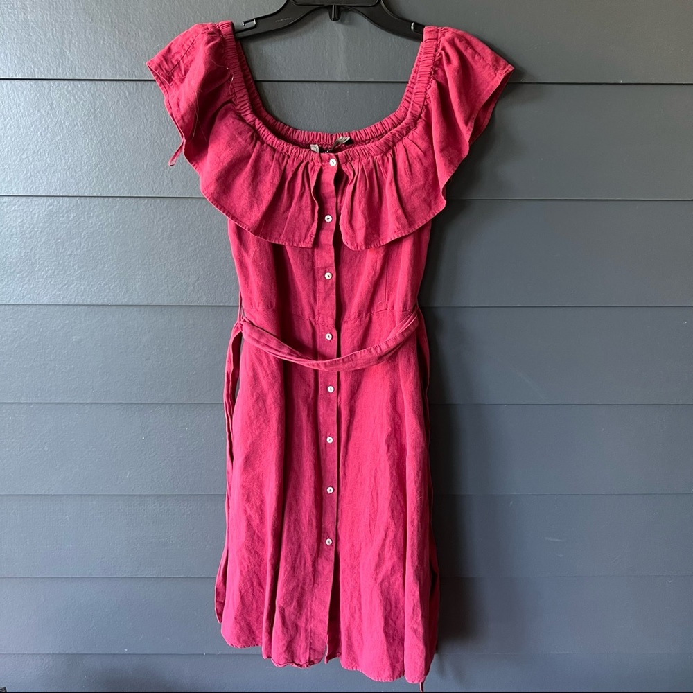 Zara off the shoulder dress